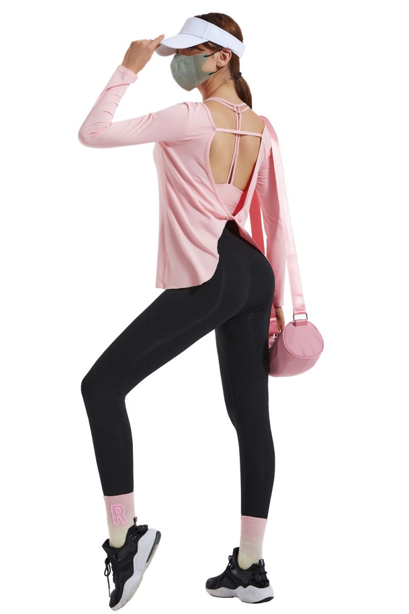 High Waist Yoga Suit: Belly Contracting Tights - Image 8
