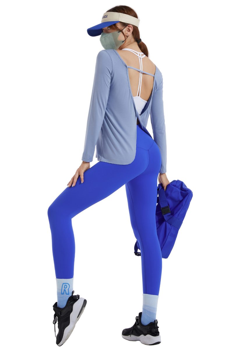 High Waist Yoga Suit: Belly Contracting Tights - Image 10