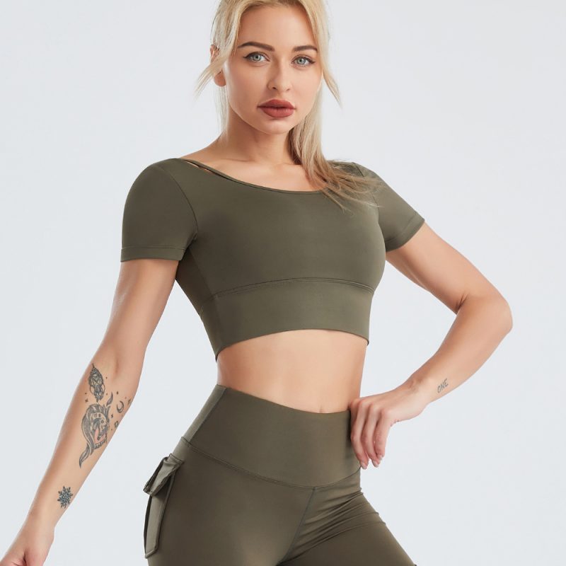 Nude Feel Beauty Back Fitness Top - Image 3