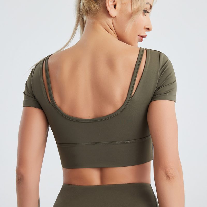 Nude Feel Beauty Back Fitness Top - Image 4