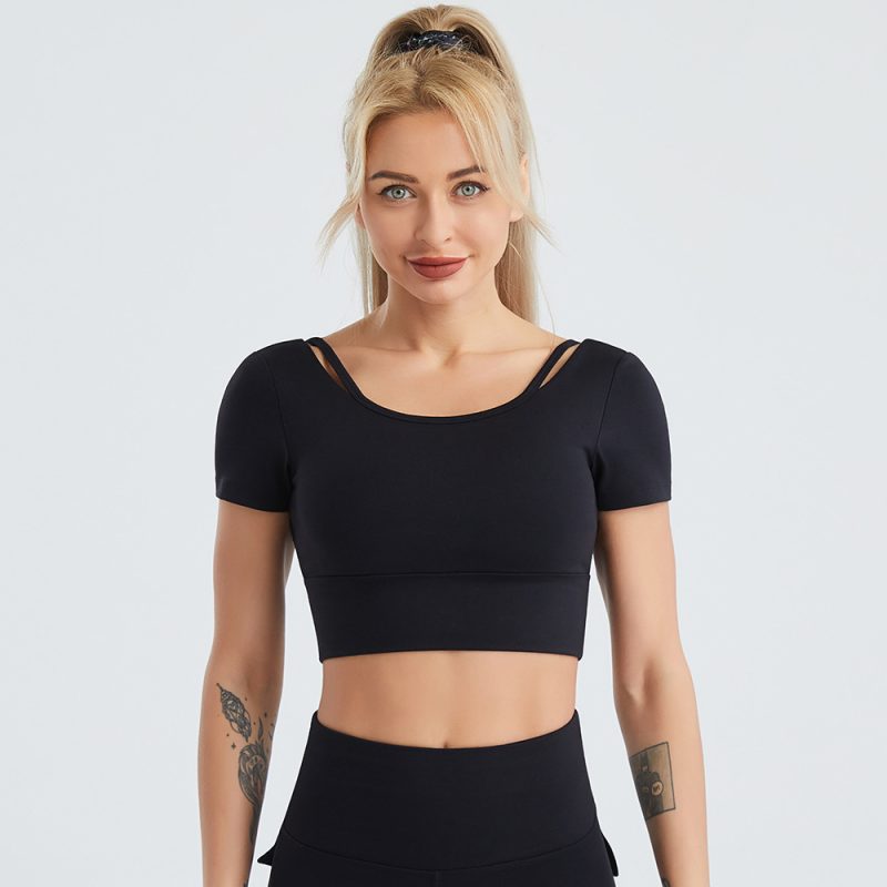 Nude Feel Beauty Back Fitness Top - Image 5