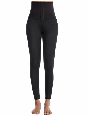 High Waist Yoga Sweat Pants: Pocket Design