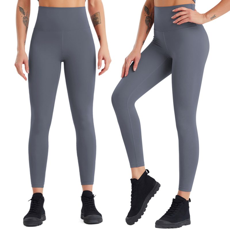 High Waist Quick-Dry Yoga Pants: Nude Feel - Image 6