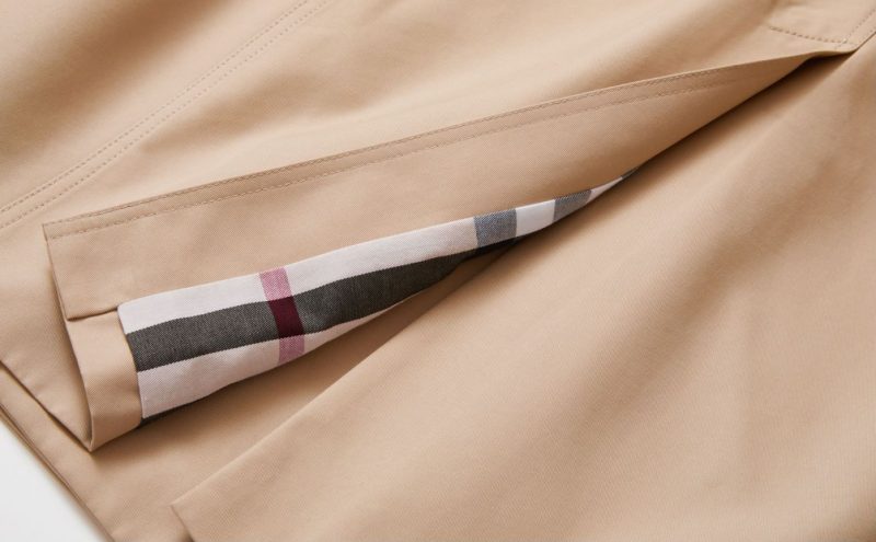 British Spring Autumn Mid-Length Trench Coat - Image 8