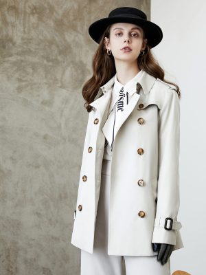 Elegant British Spring Autumn Trench Coat