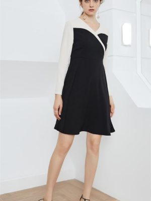 Spring Autumn Elegant Hepburn Dress