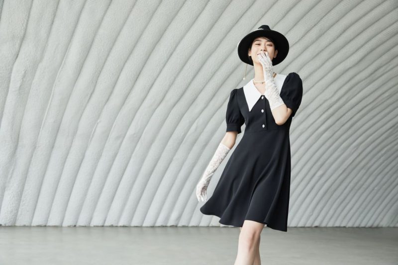 Summer Contrasting Color A-line Dress - Image 5