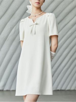 Summer French Short Sleeve Audrey Dress