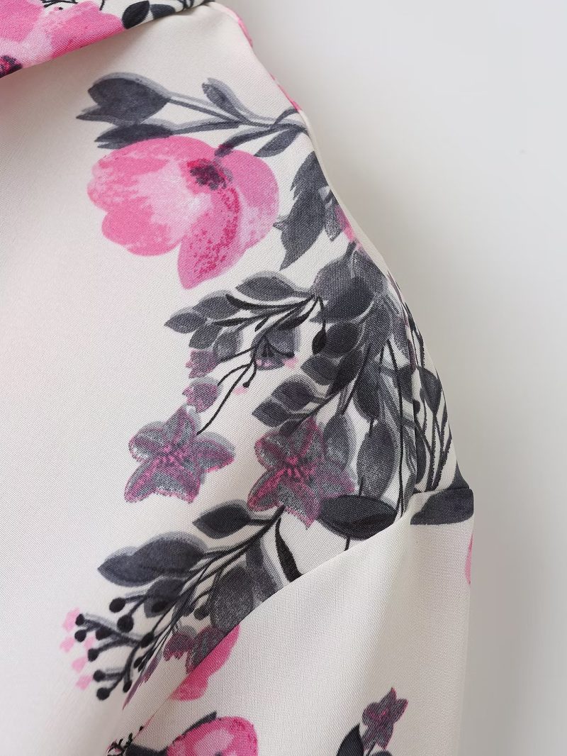 Chic Lace Collar Short Sleeve Shirt: A Summer Wardrobe Essential - Image 3