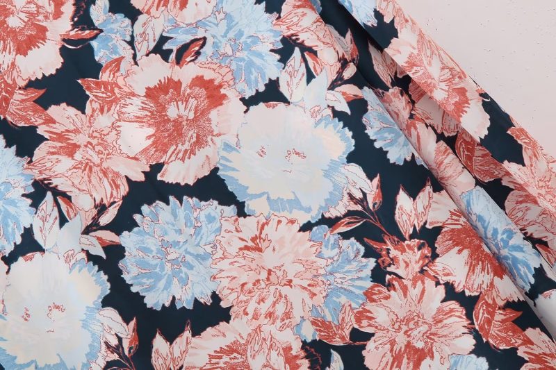 Floral Elegance: Loose Collared Long-Sleeve Shirt for Women - Image 10