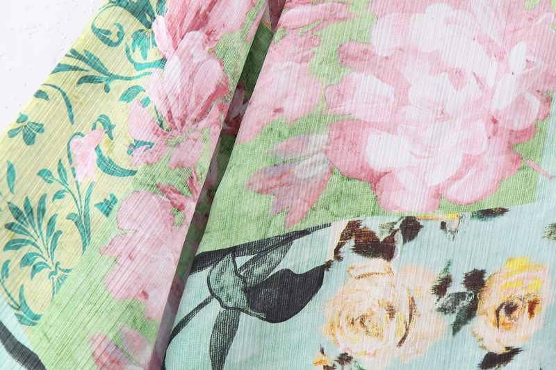 Spring Floral Print Loose Shirt: Effortless Elegance - Image 9