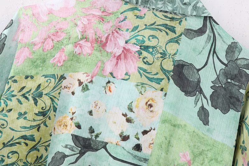 Spring Floral Print Loose Shirt: Effortless Elegance - Image 10