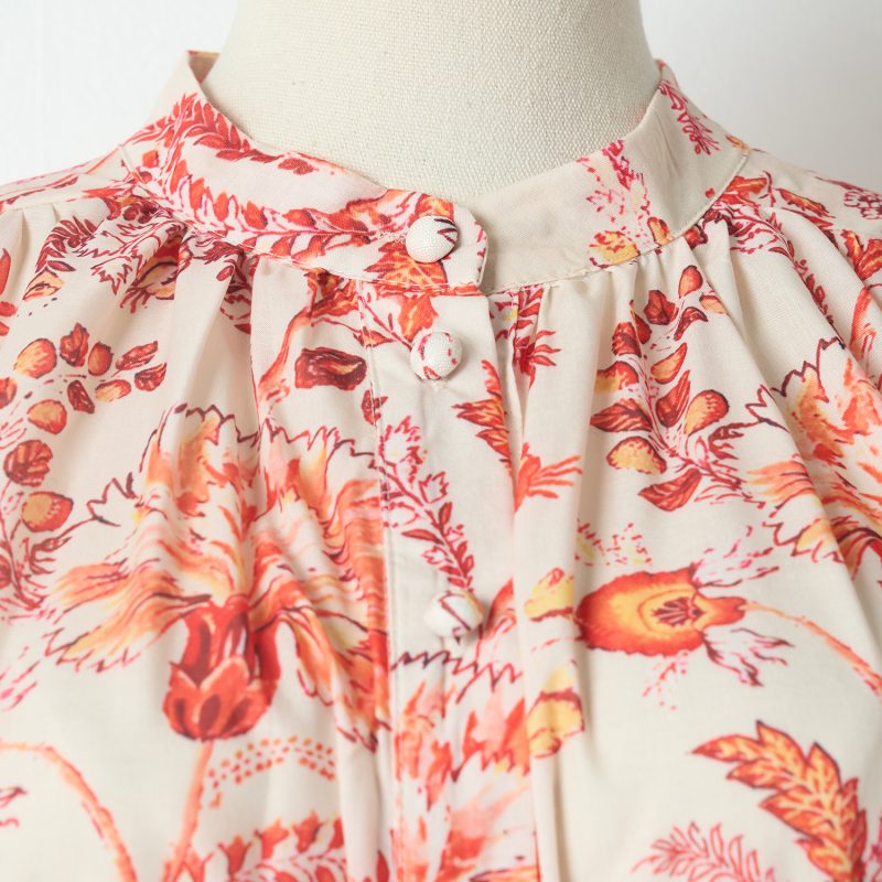 Lace-Up Bow Shirt & Positioning Print Trousers Set - Image 5