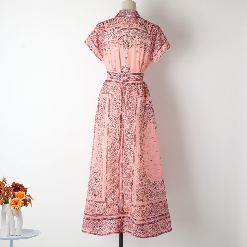 High-End Positioning Printed Two-Piece Set: Shirt Top - Image 4