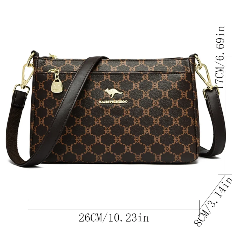 Brand Leather Crossbody - Quality Sac - Image 4