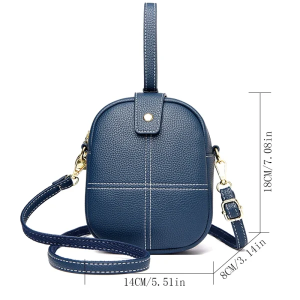 High Quality Soft Eco Leather Crossbody Bag - Image 4