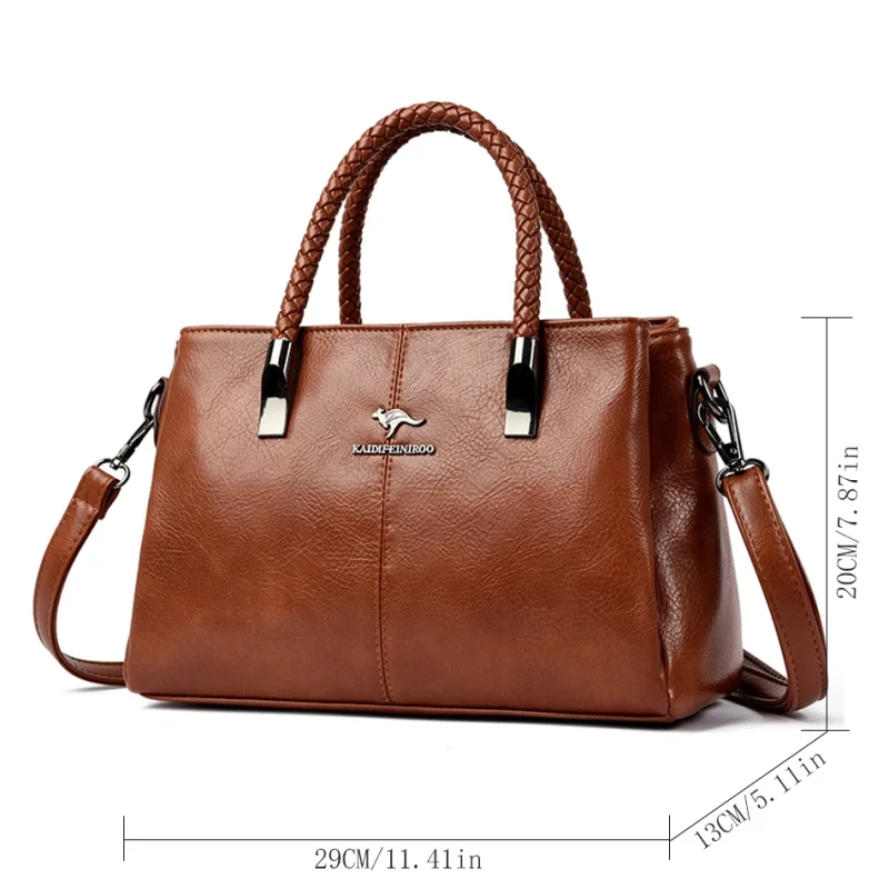 3-Layer Eco Leather Bags: High Quality - Image 3