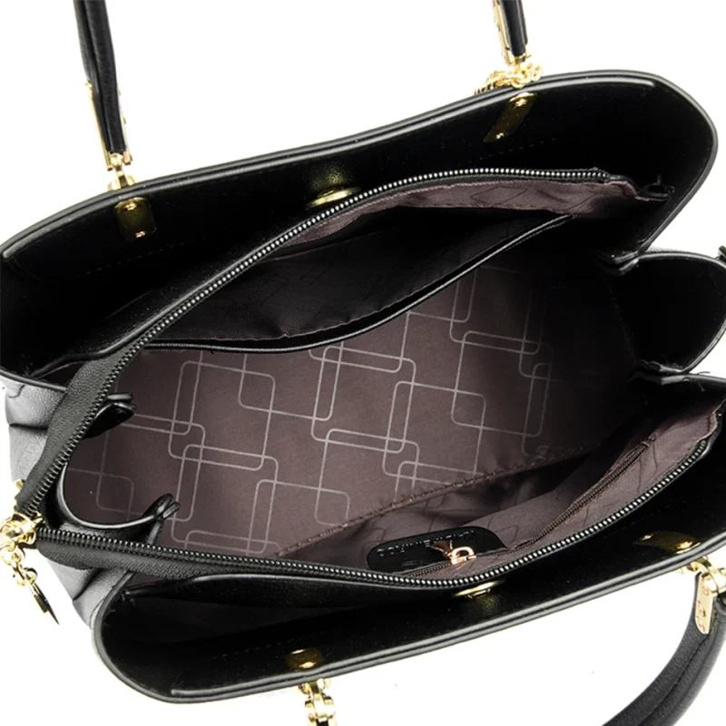 3 Layers Vintage Eco-Friendly Crossbody Bag - Image 6
