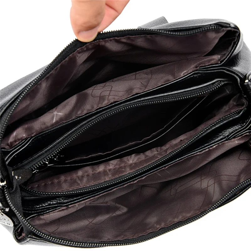 3-Layer High Quality Eco Leather Handbags - Image 6