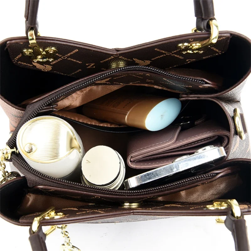 3-Layer Eco Tote: Designer Leather Bag - Image 5