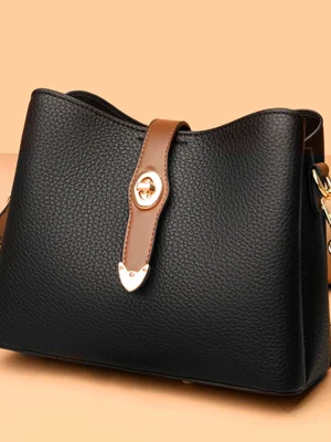 High Quality Leather Eco Chic 3-Layer Bag