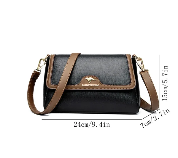 Retro Eco Bags: Women's Leather Crossbody - Image 4