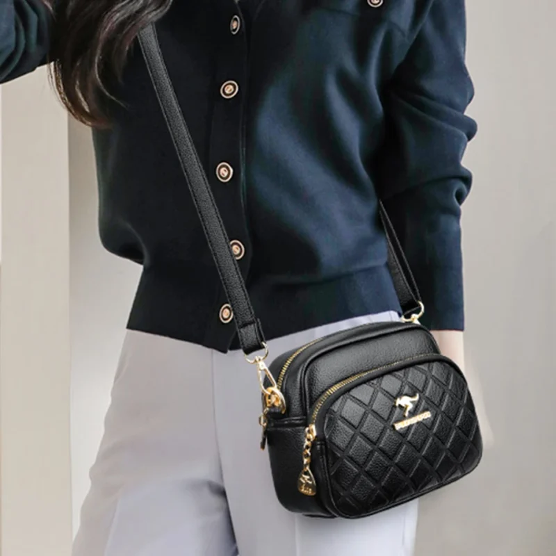 Soft Eco Leather Crossbody Bag: Quality Grace - Image 3