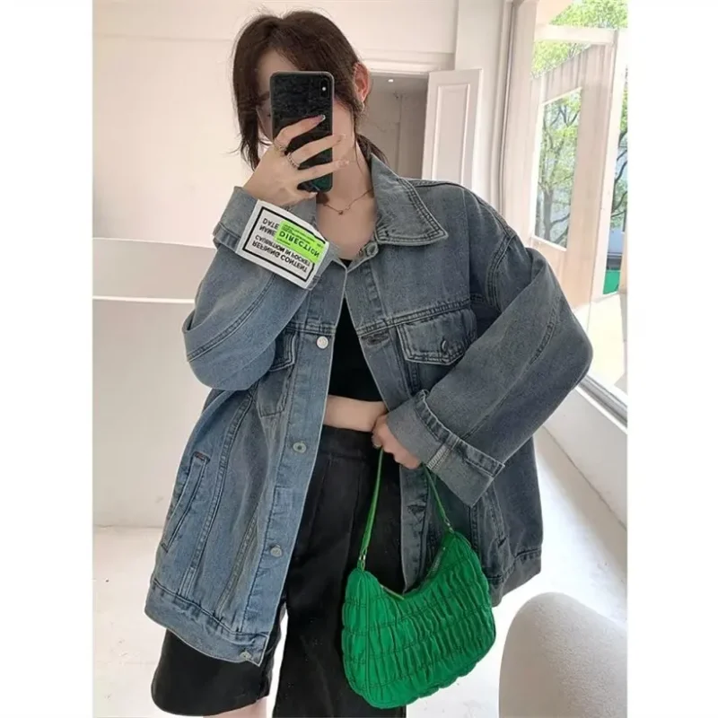 Letter Denim Coat: Eco Chic - Image 4