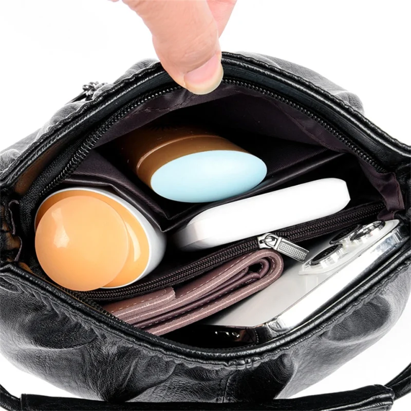 Fashion Small Shoulder Crossbody Bags for Women 2023 Luxury Designer Handbag Soft Leather Totes Bolsa Female messenger bag Sac - Image 6