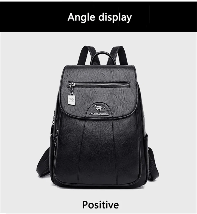 High Quality Soft Leather Eco Backpack - Image 4