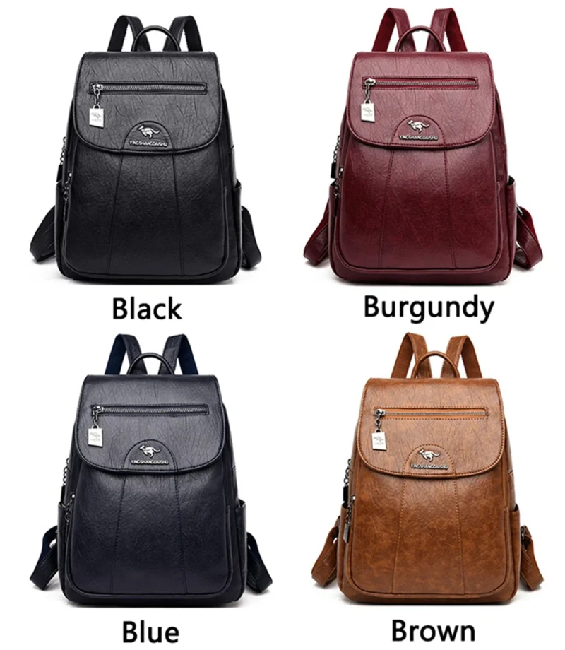 High Quality Soft Leather Eco Backpack - Image 3