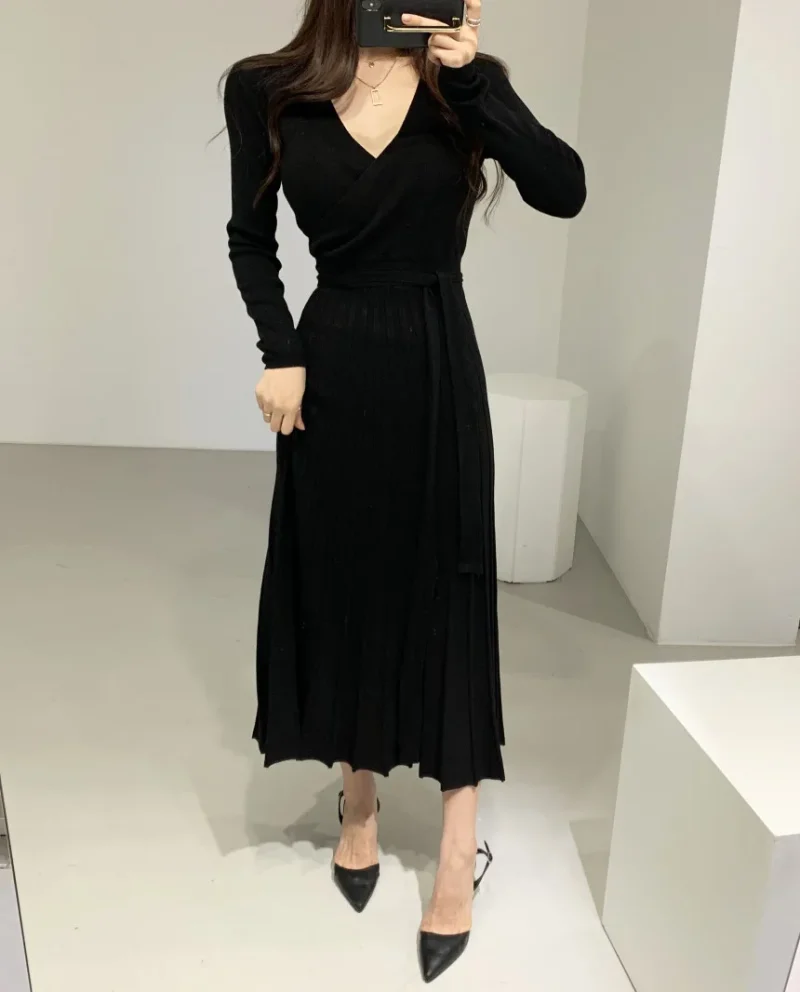 Knit Bodycon Dress: Eco Chic Style - Image 11