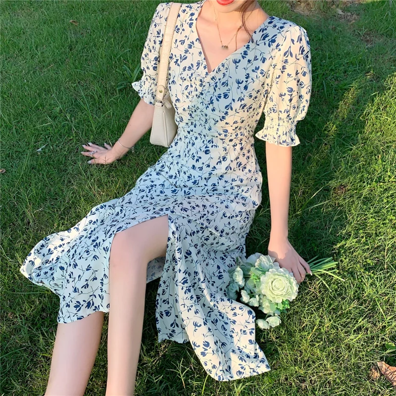 Retro Floral Dress: Eco Chic - Image 4