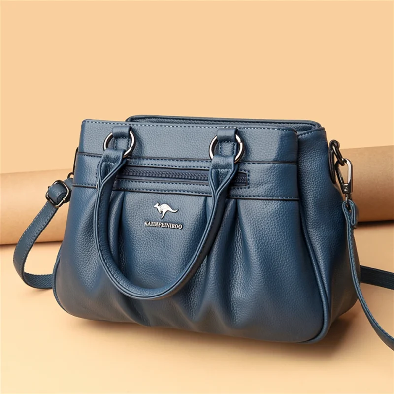 Designer Eco-Leather Handbag: 3-Layer Luxury - Image 6
