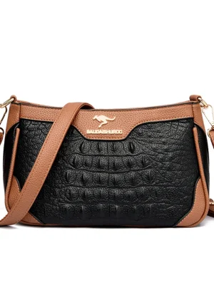 Ethical Croc Crossbody Bag: Eco Leather