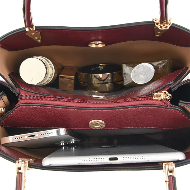 Ethical Chic Leather Bag: 3-Layer Trend - Image 6