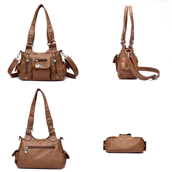 High Quality Soft Leather Eco Tote Bag - Image 5