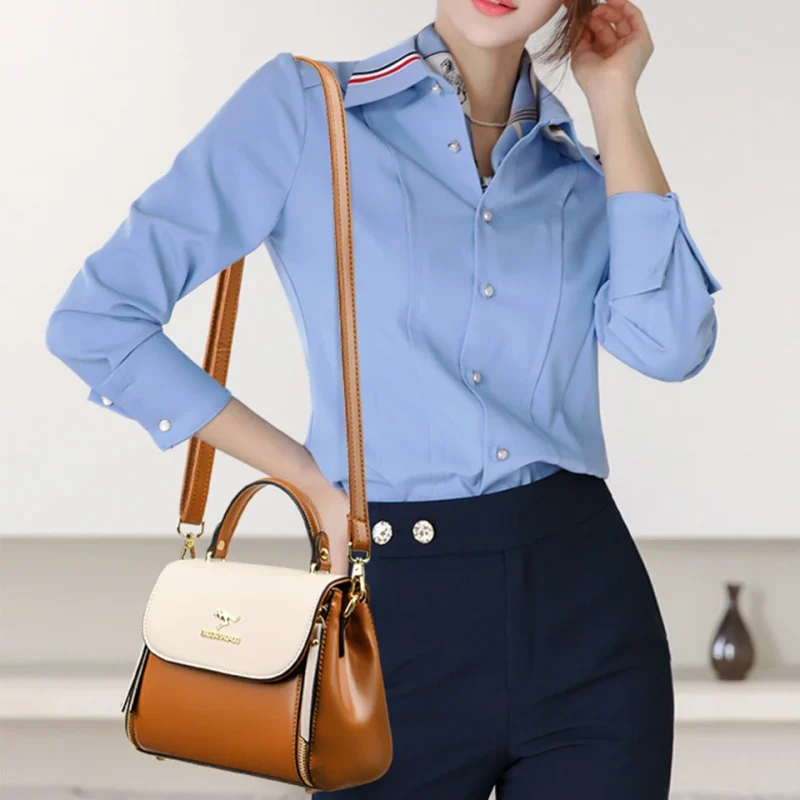 Eco Vintage Messenger: Designer Crossbody Bag - Image 2