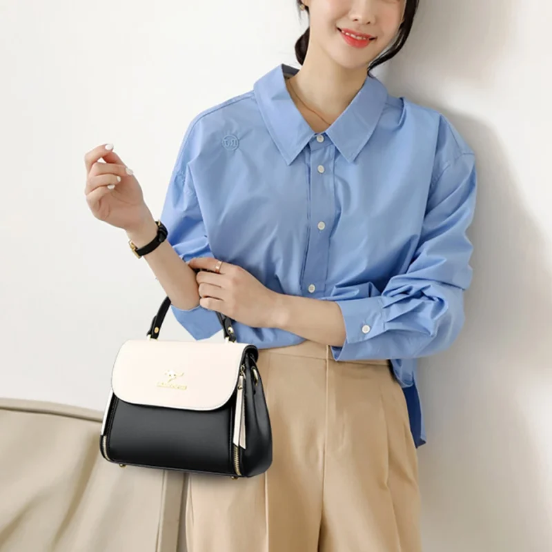 Eco Vintage Messenger: Designer Crossbody Bag - Image 3