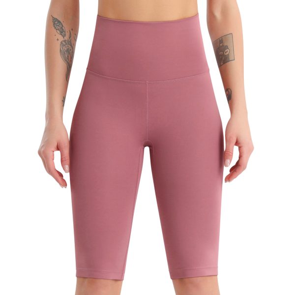 High Waist Nude Feel Yoga Shorts: Quick-Dry - Image 6