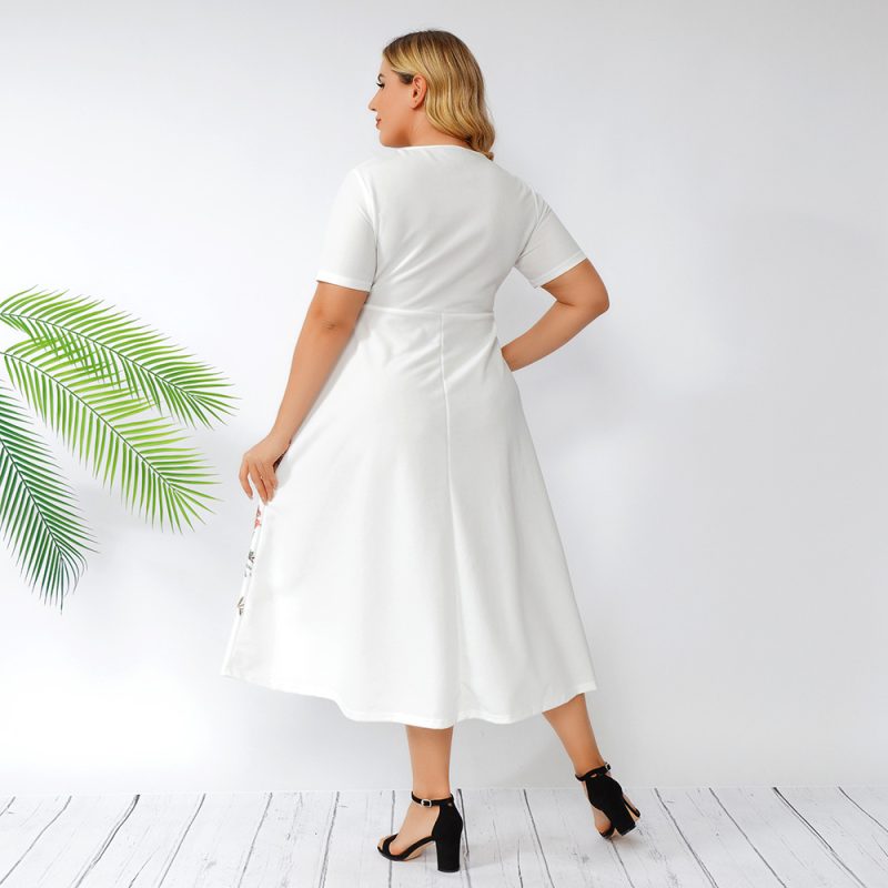 Plus Size Printed Maxi Dress - Image 5