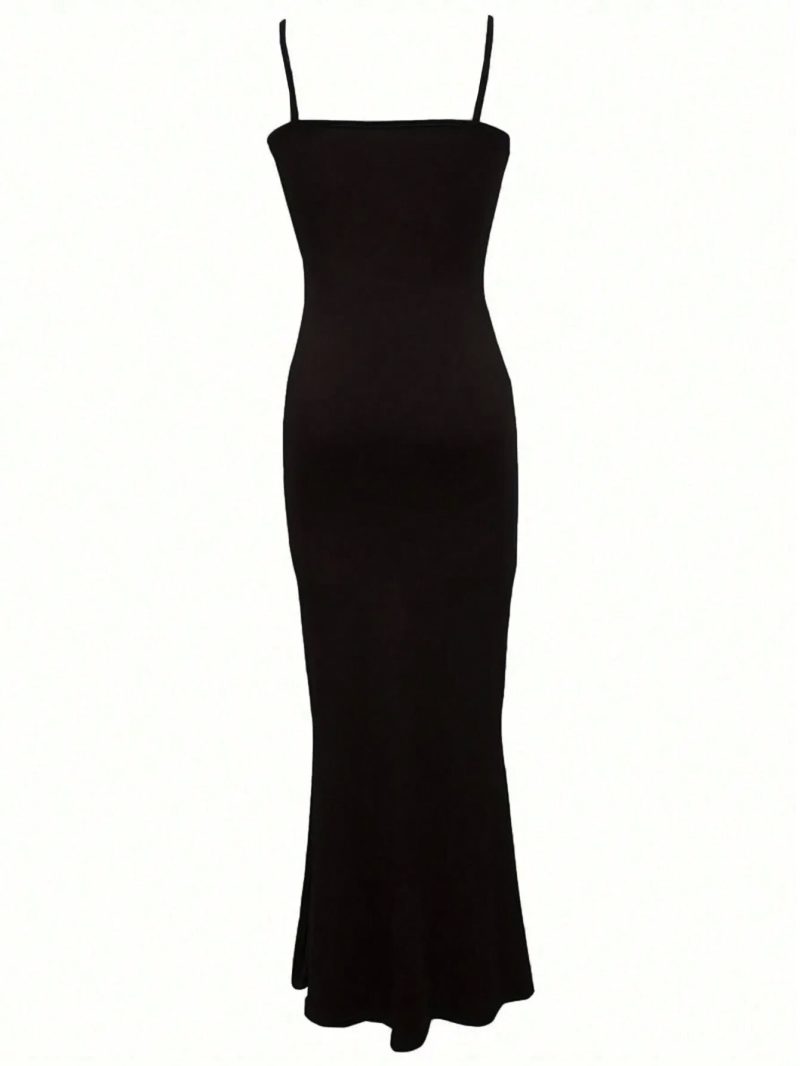 Women's Slim Strap Maxi Home Dress - Image 3