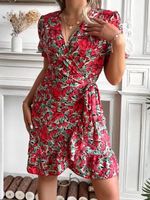 Women’s Popular One-Piece Floral Dress