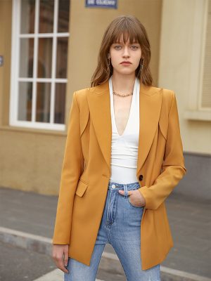 Loose Profile Office Blazer