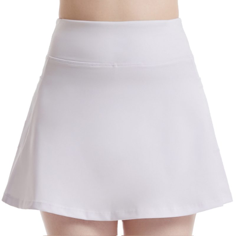 High Waist Yoga Culottes: Multi-Pocket Skirt - Image 2