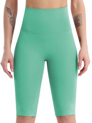 High Waist Nude Feel Yoga Shorts: Quick-Dry