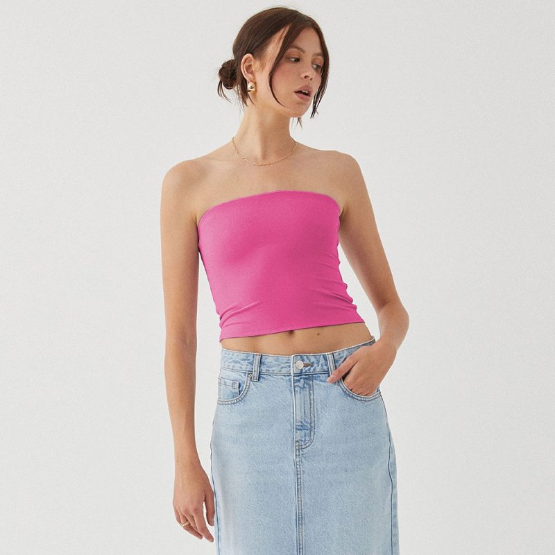 Slimming Sleeveless Inner Tube Top for Women - Image 7