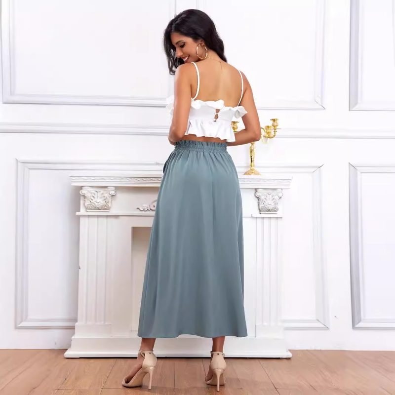 Plain Artistic Fresh Skirt - Image 4
