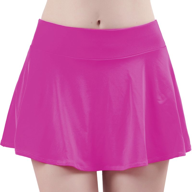 Quick-Dry Tennis Culottes: Nude Feel - Image 2