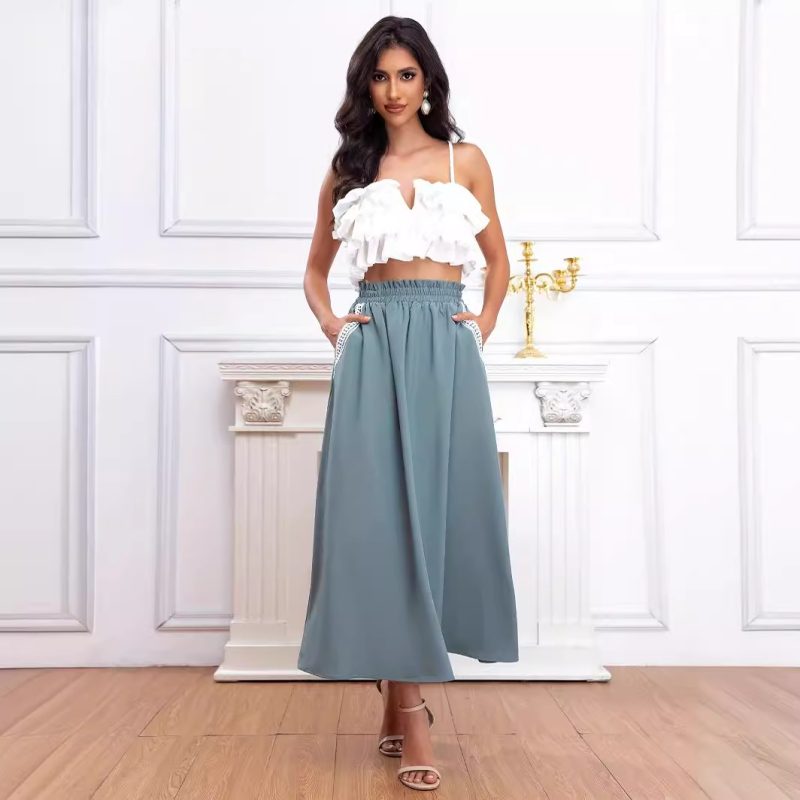 Plain Artistic Fresh Skirt - Image 5